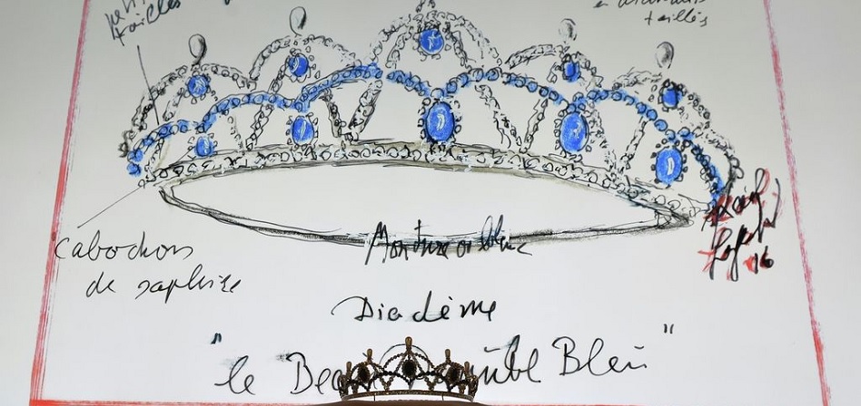 ‘El Danubio azul’ se convierte en tiara por Karl Lagerfeld